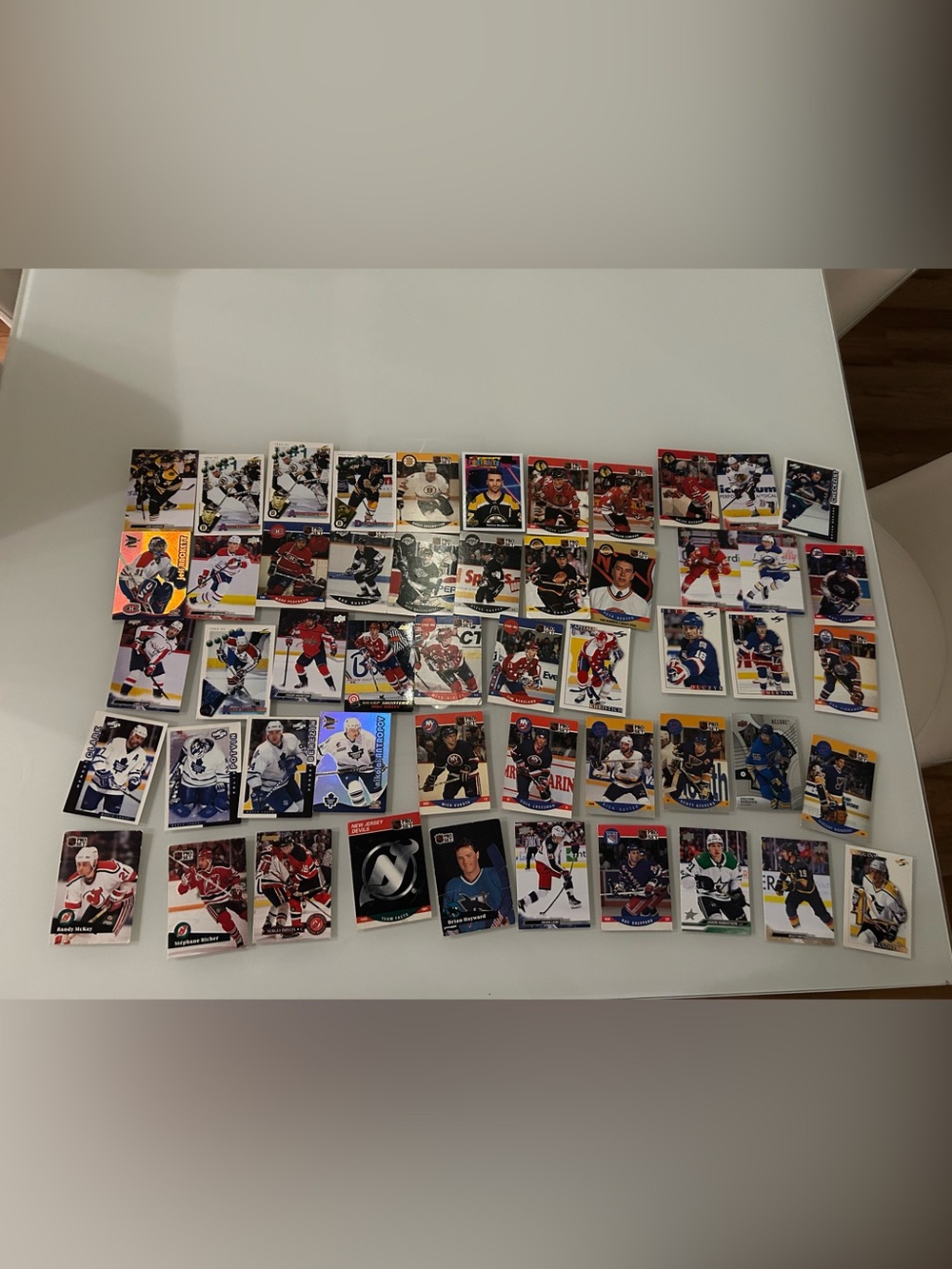Hockey Trading Card Lot - Multi-Color Assortment